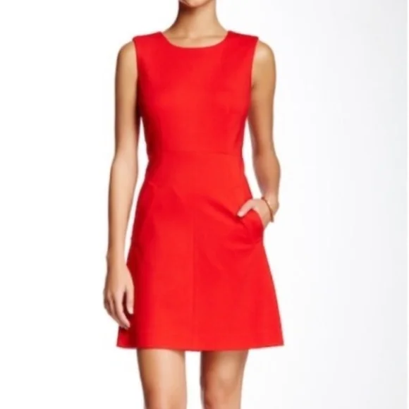 Diane Von Furstenberg Dresses Dvf Diane Von Furstenberg Carpreena Red Ponte Mini Dress 325 Euc Poshmark